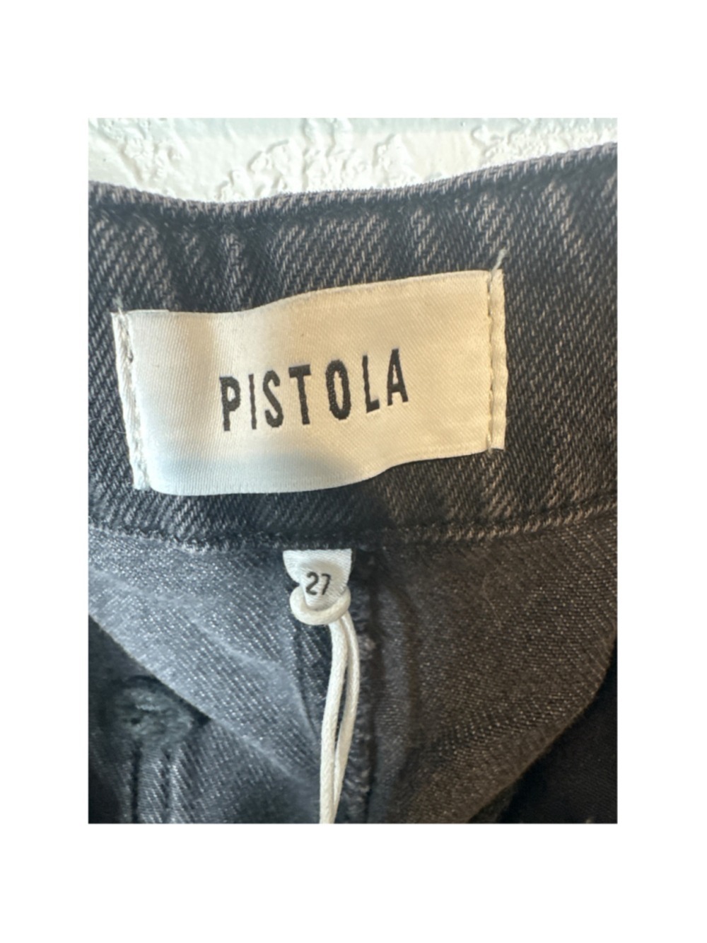 NWT Pistola Lottie High Rise Relaxed Bowed Jeans Zen Size 27 - Picture 8 of 8